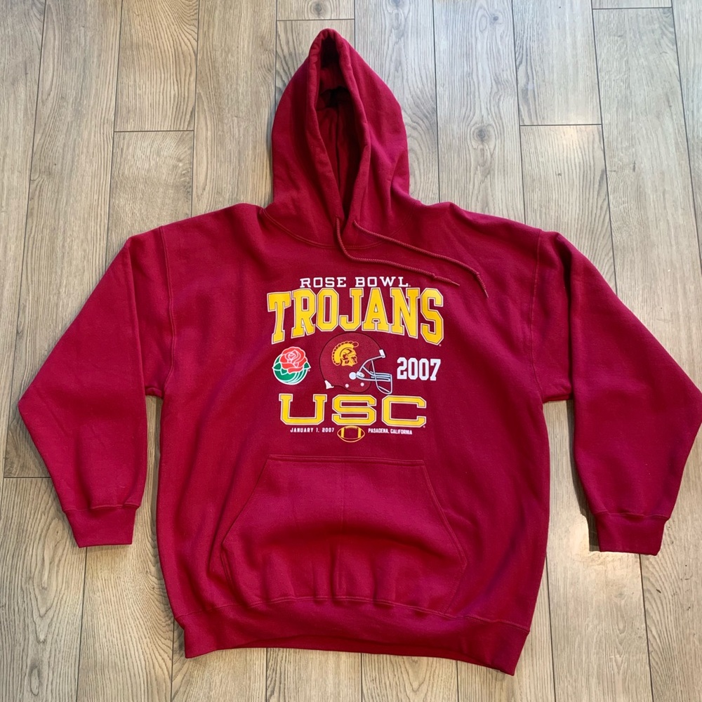 USC Trojans 2007 Rose Bowl Sweatshirt - XL - NEW